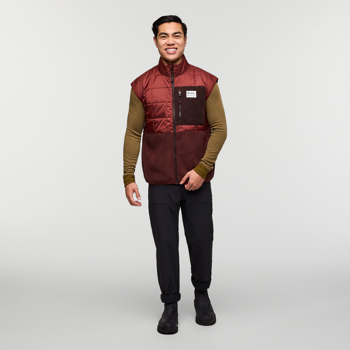 Soft Layering Warmth Trico Hybrid Vest - Men s