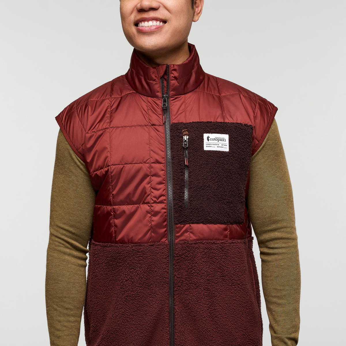 Soft Layering Warmth Trico Hybrid Vest - Men s