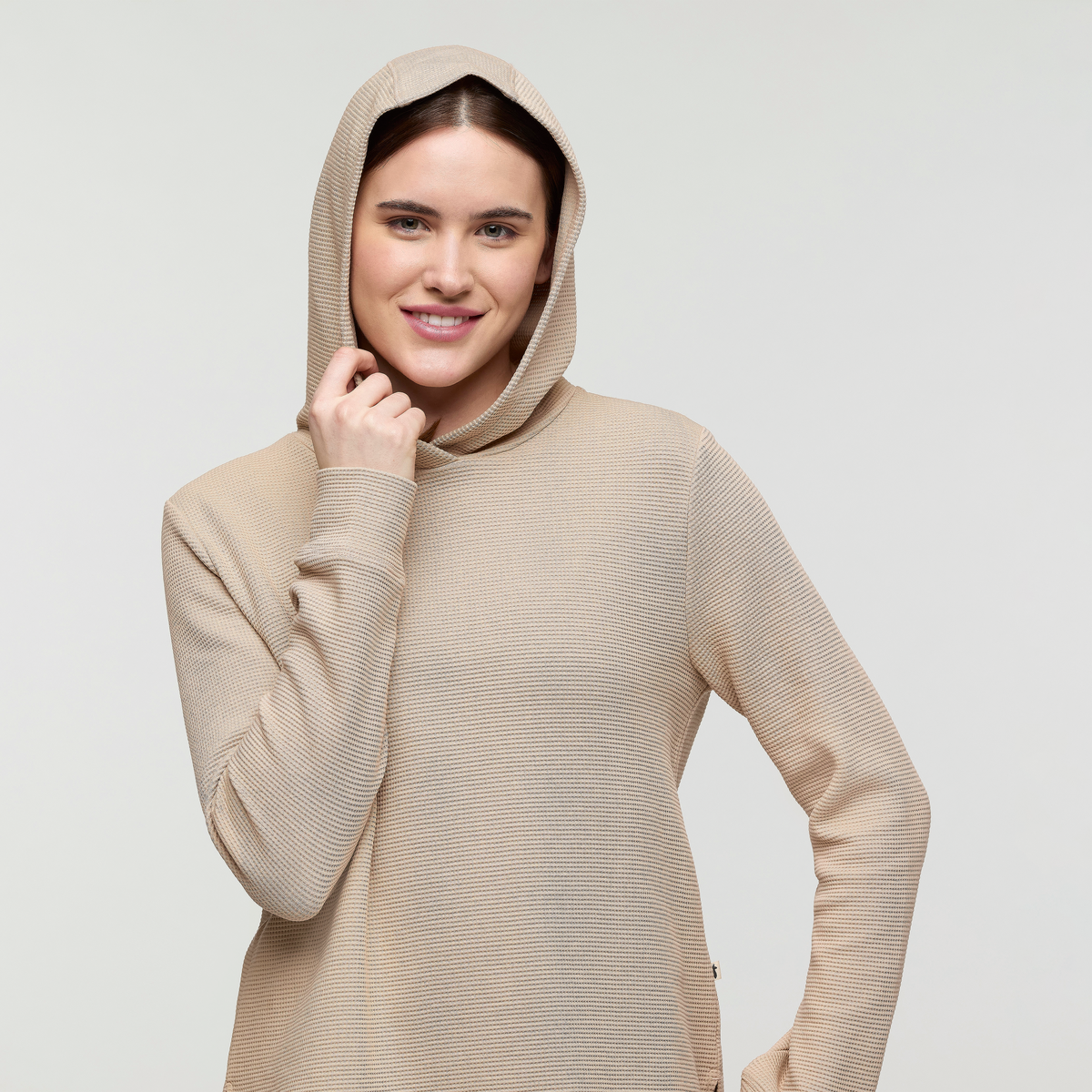 Soft Adventure Layer Atajo Long-Sleeve Waffle Hoodie - Women s