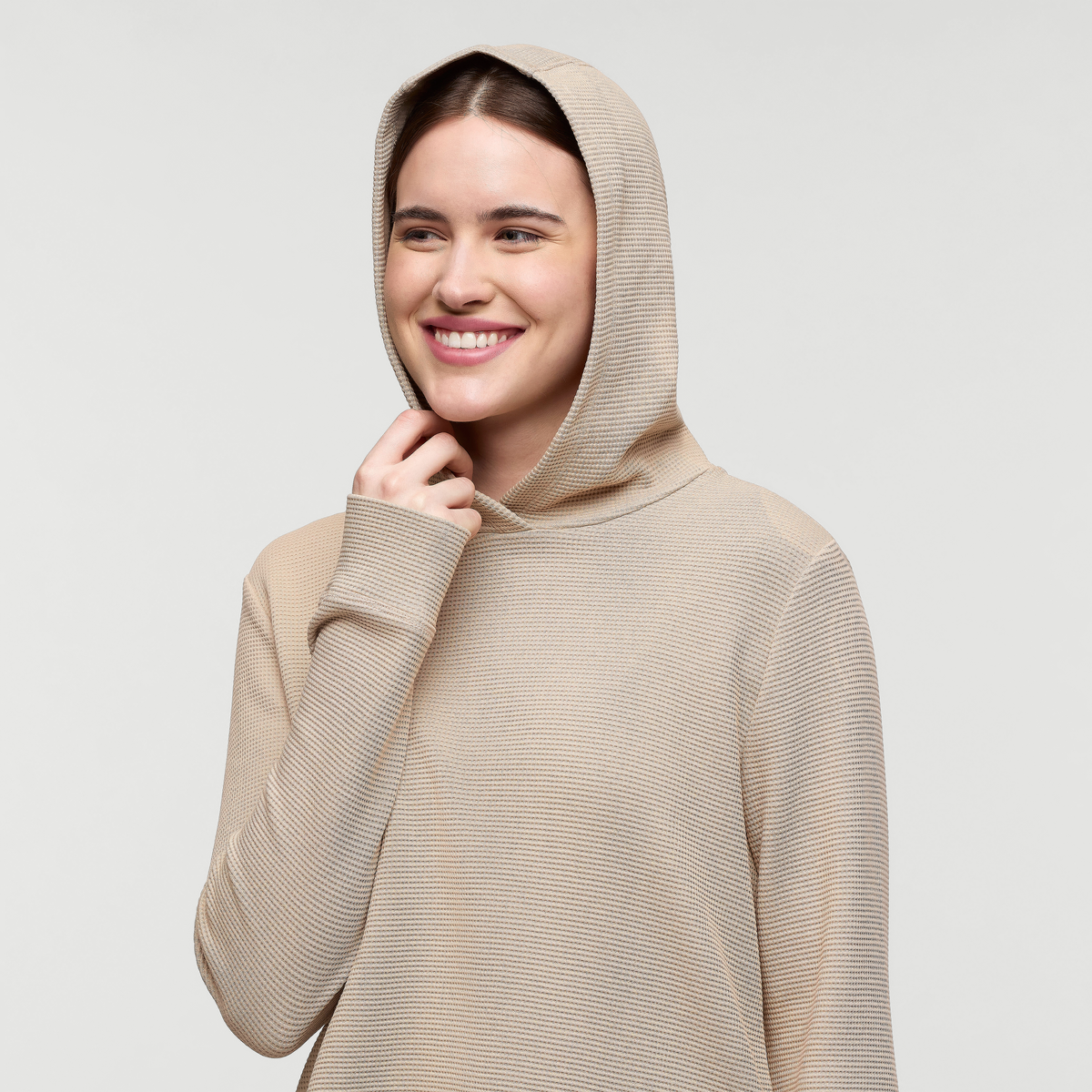 Soft Adventure Layer Atajo Long-Sleeve Waffle Hoodie - Women s