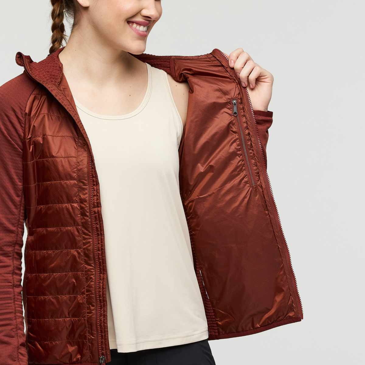 Everyday Outdoor Style Capa Hybrid Insulated Hooded Jacket - Women s