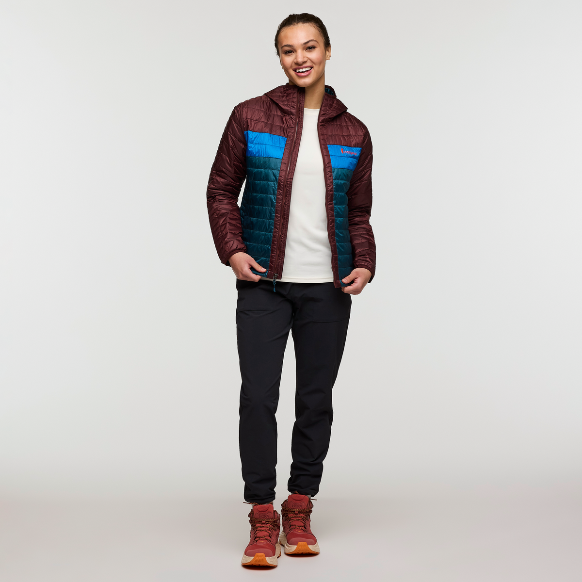 Comfortable Sun Coverage Capa Insulated Hooded Jacket - Women s
