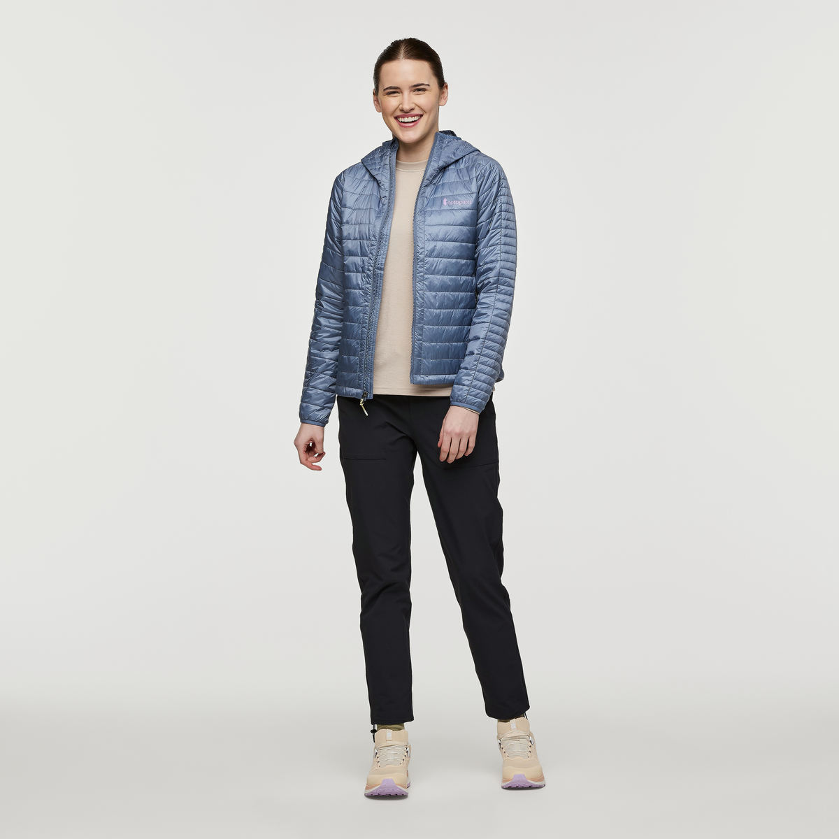 Comfortable Sun Coverage Capa Insulated Hooded Jacket - Women s
