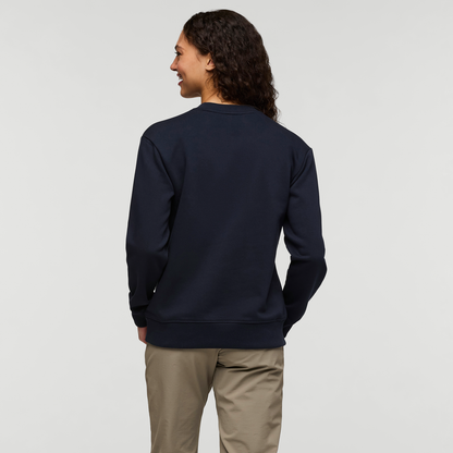 Casual Outdoor Style Coto-Patch Crew Sweatshirt - Women s
