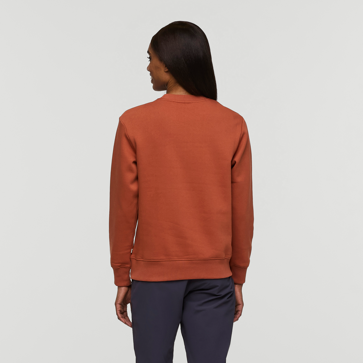 Casual Outdoor Style Coto-Patch Crew Sweatshirt - Women s