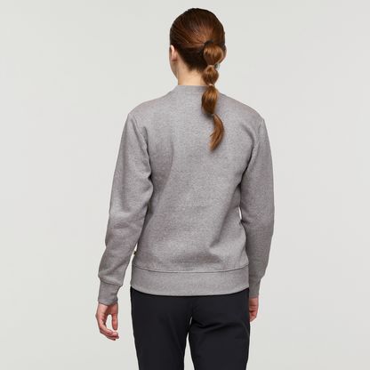 Casual Outdoor Style Coto-Patch Crew Sweatshirt - Women s