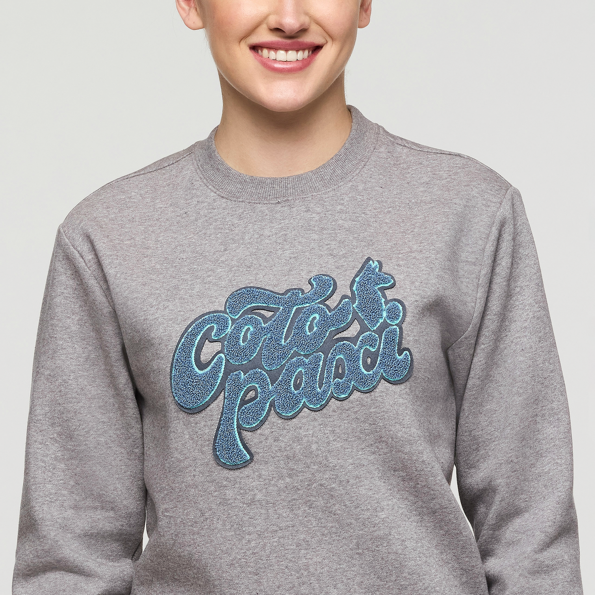 Casual Outdoor Style Coto-Patch Crew Sweatshirt - Women s
