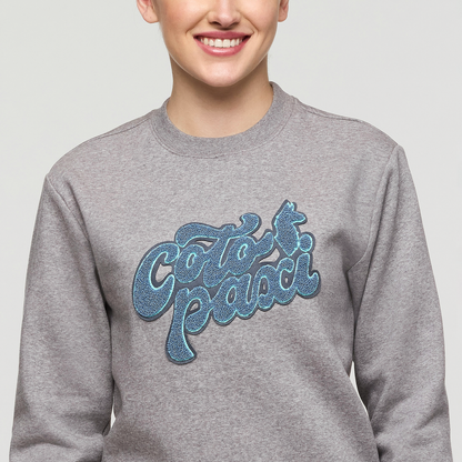 Casual Outdoor Style Coto-Patch Crew Sweatshirt - Women s