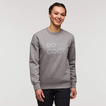 Casual Outdoor Style Do Good Crew Sweatshirt - Women s