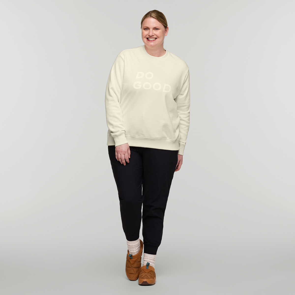 Casual Outdoor Style Do Good Crew Sweatshirt - Women s