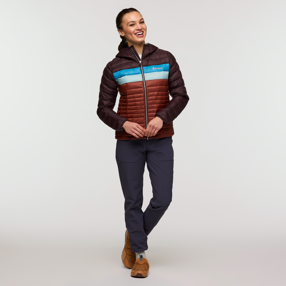 Outdoor Layering Fuego Hooded Down Jacket - Women s