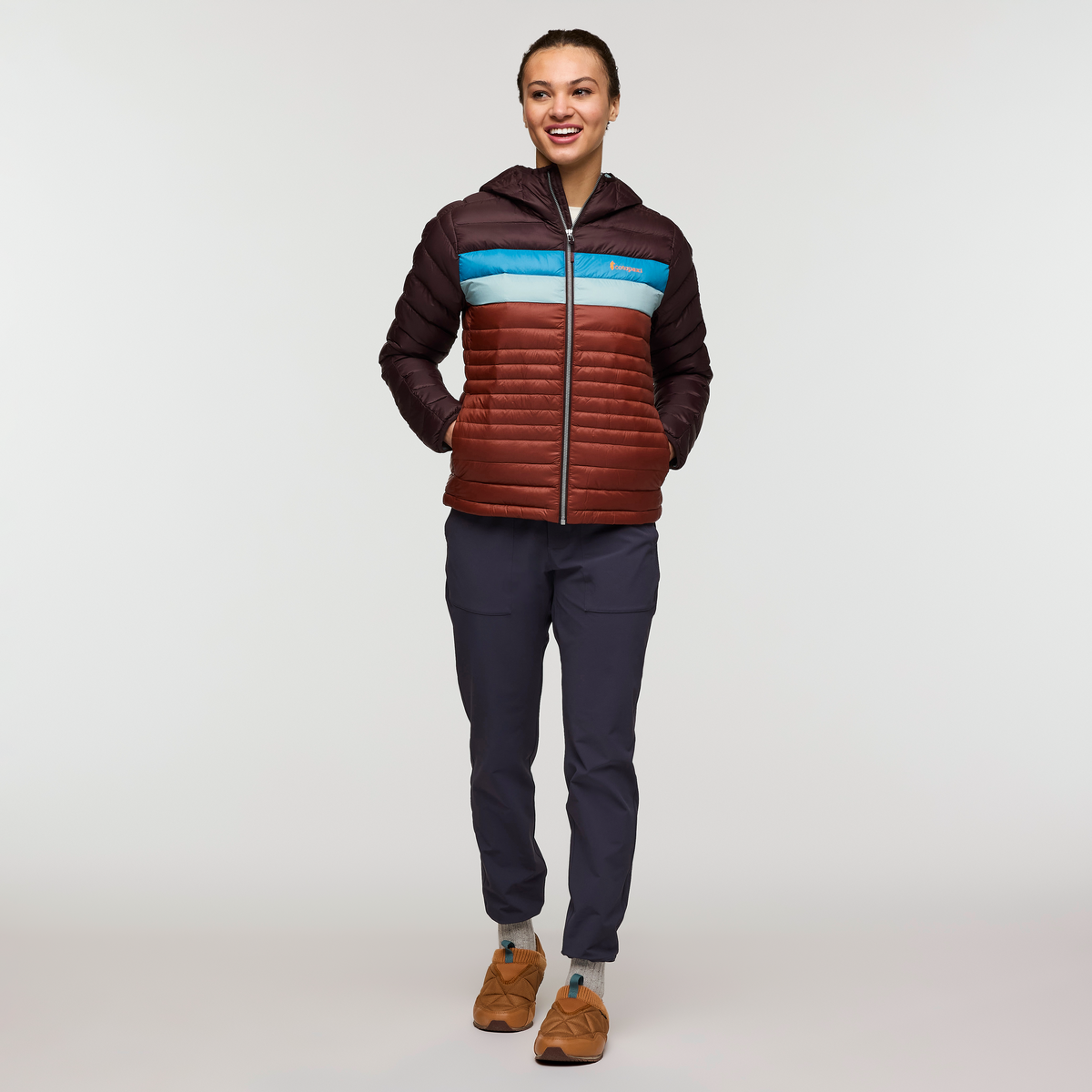 Outdoor Layering Fuego Hooded Down Jacket - Women s