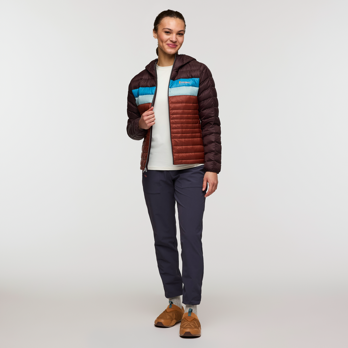 Outdoor Layering Fuego Hooded Down Jacket - Women s