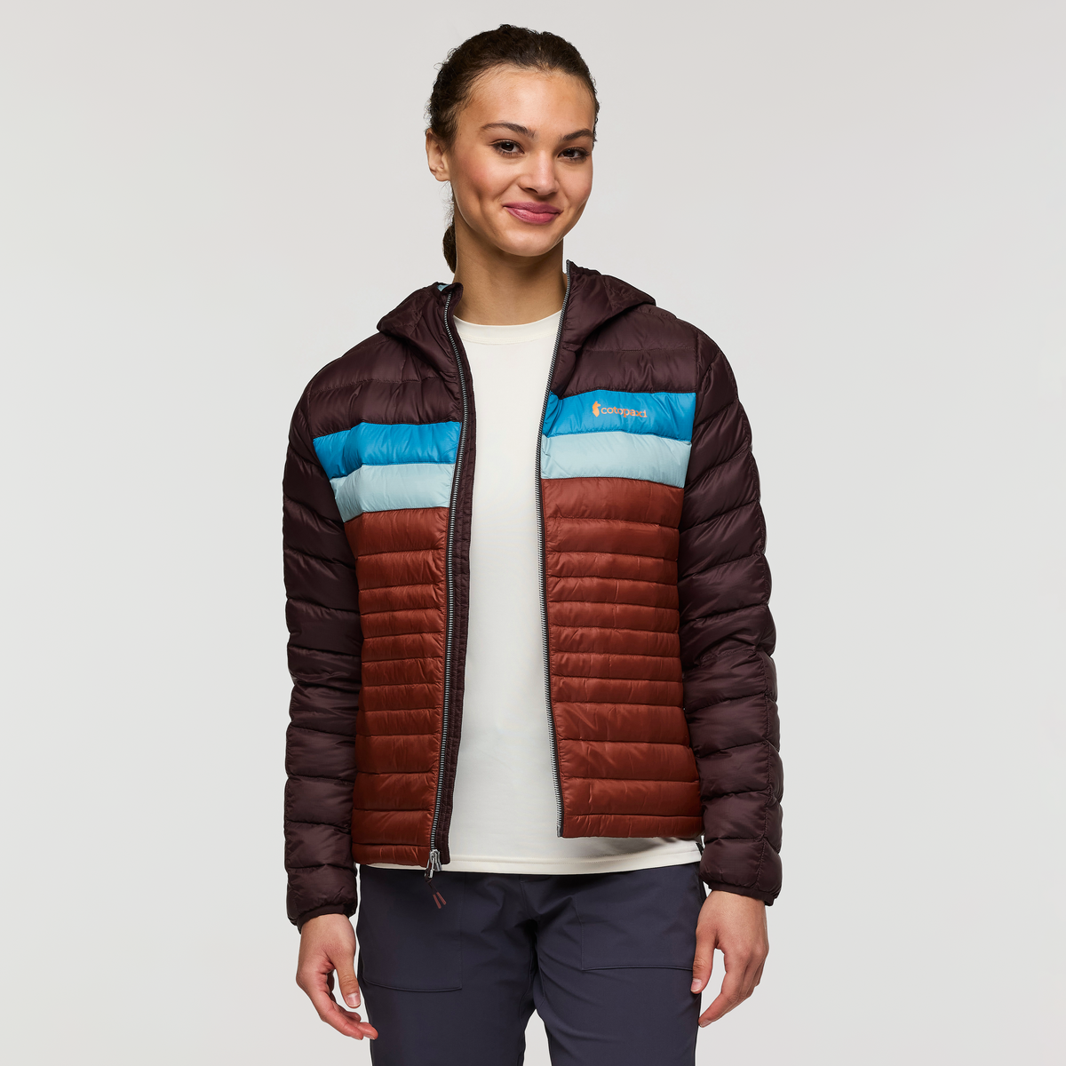 Outdoor Layering Fuego Hooded Down Jacket - Women s