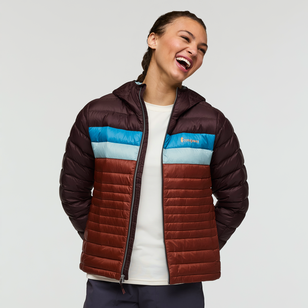 Outdoor Layering Fuego Hooded Down Jacket - Women s
