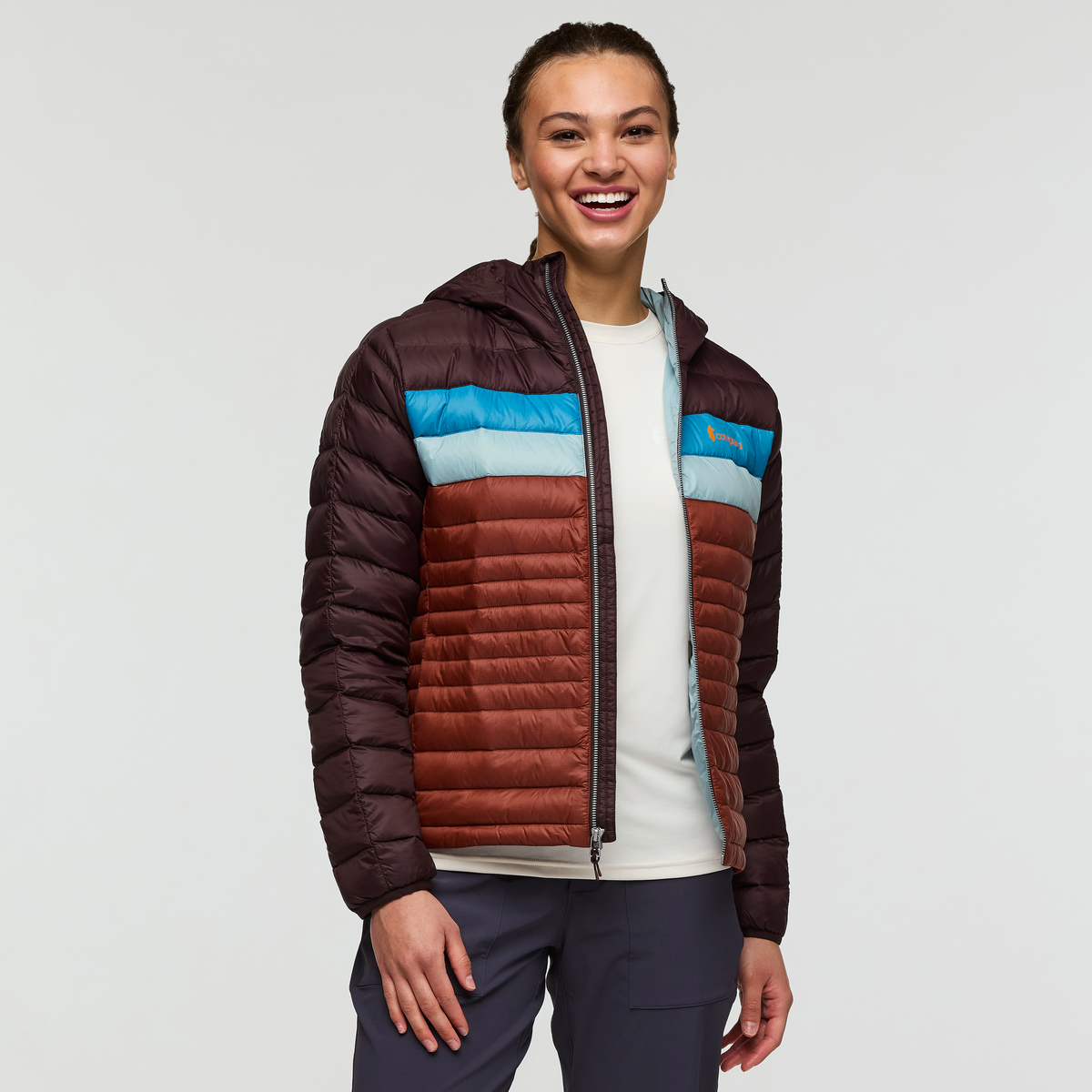 Outdoor Layering Fuego Hooded Down Jacket - Women s
