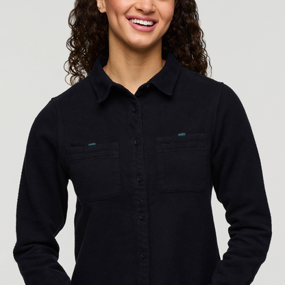 Versatile Outdoor Use Mero Organic Flannel Shirt - Women s