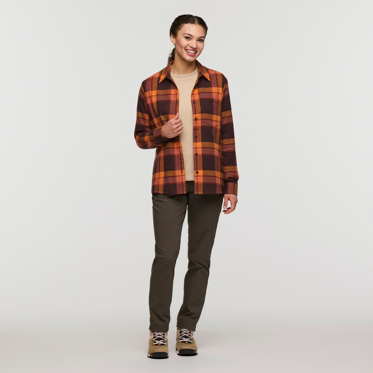 Versatile Outdoor Use Quedo Flannel Shirt - Women s