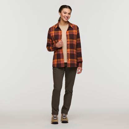 Versatile Outdoor Use Quedo Flannel Shirt - Women s