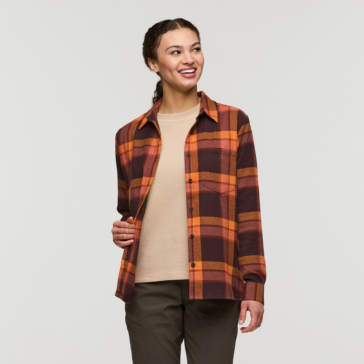 Versatile Outdoor Use Quedo Flannel Shirt - Women s