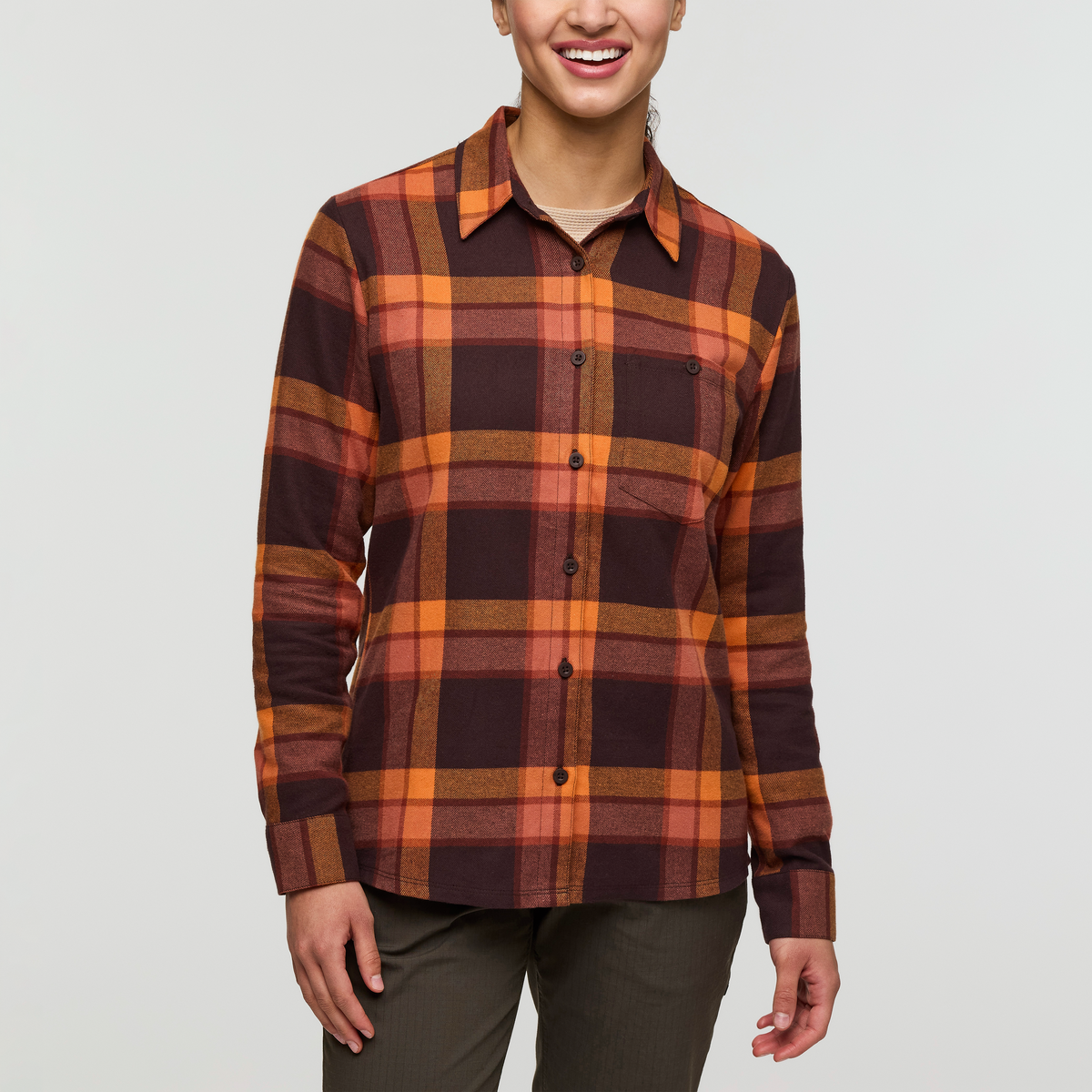 Versatile Outdoor Use Quedo Flannel Shirt - Women s