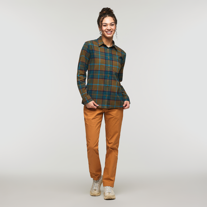 Versatile Outdoor Use Quedo Flannel Shirt - Women s