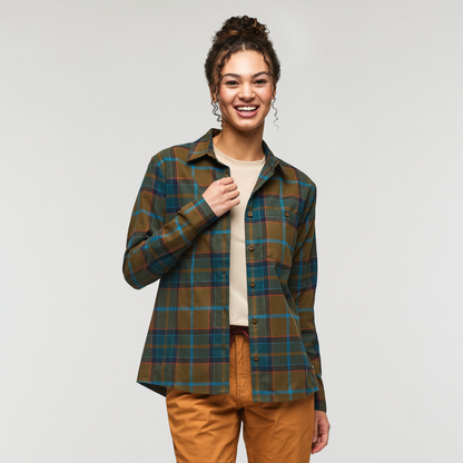 Versatile Outdoor Use Quedo Flannel Shirt - Women s