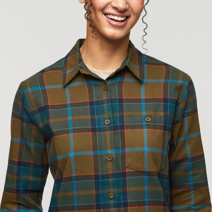 Versatile Outdoor Use Quedo Flannel Shirt - Women s