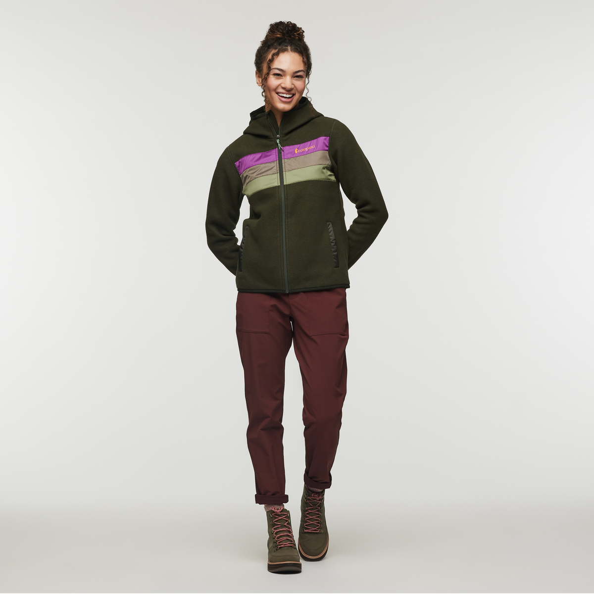 Everyday Fleece Comfort Teca Fleece Hooded Full-Zip Jacket - Women s