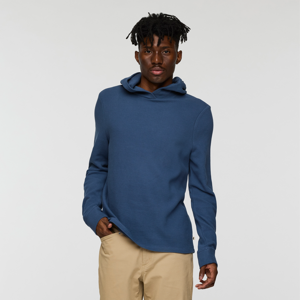 Soft Adventure Layer Atajo Long-Sleeve Waffle Hoodie - Men s
