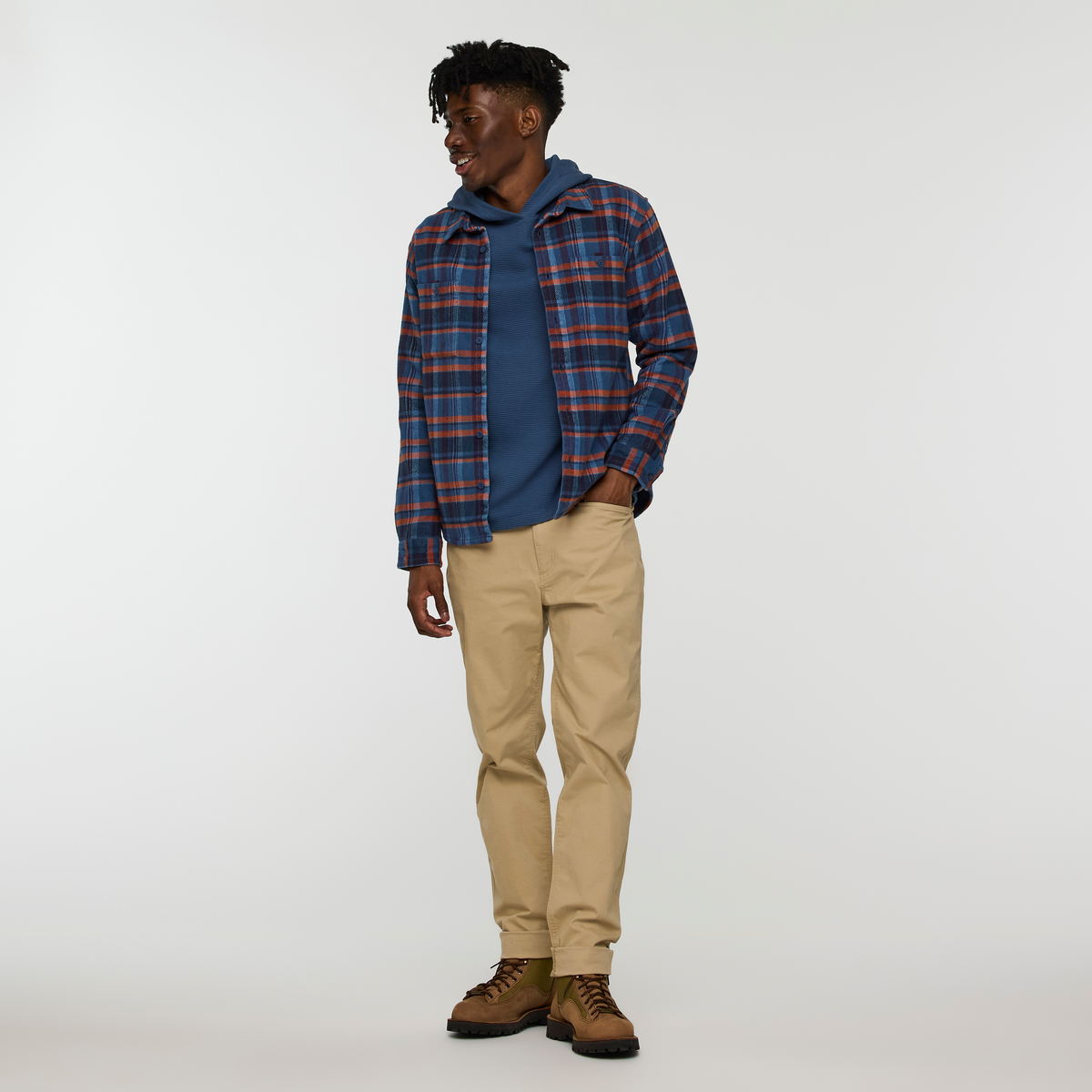 Soft Adventure Layer Atajo Long-Sleeve Waffle Hoodie - Men s
