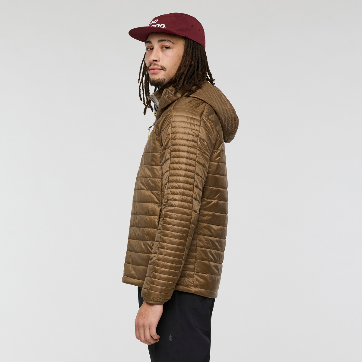 Comfortable Sun Coverage Capa Insulated Hooded Jacket - Men s