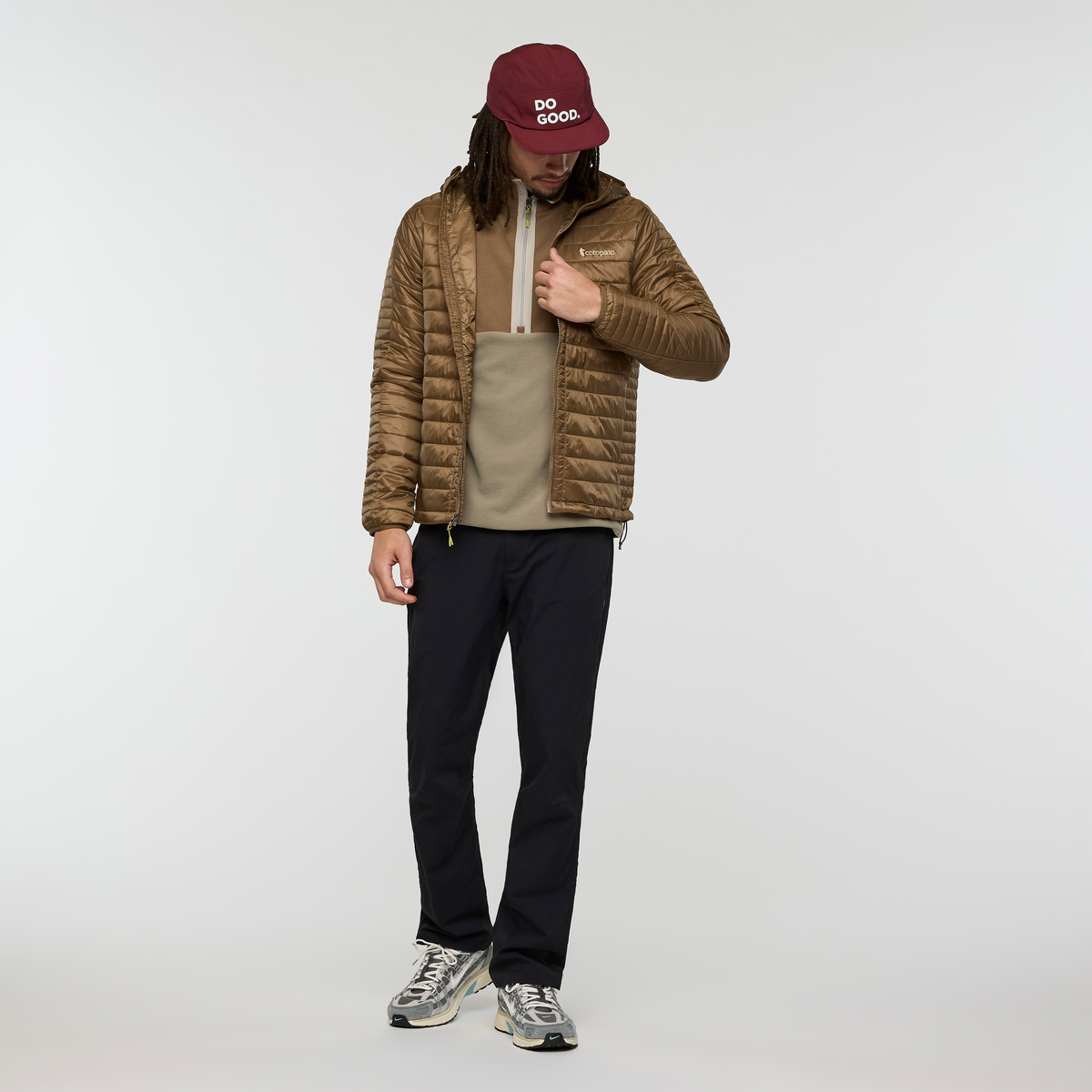 Comfortable Sun Coverage Capa Insulated Hooded Jacket - Men s