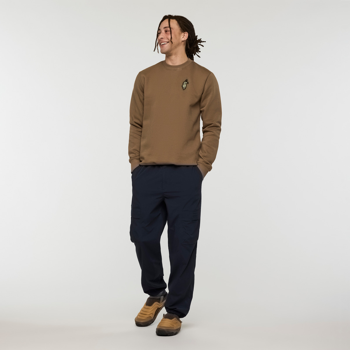 Soft Adventure Layer Lava Llama Crew Sweatshirt - Men s