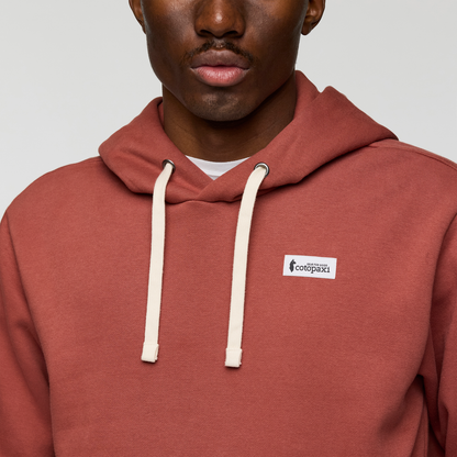 Casual Outdoor Style Llama Patch Pullover Hoodie - Men s