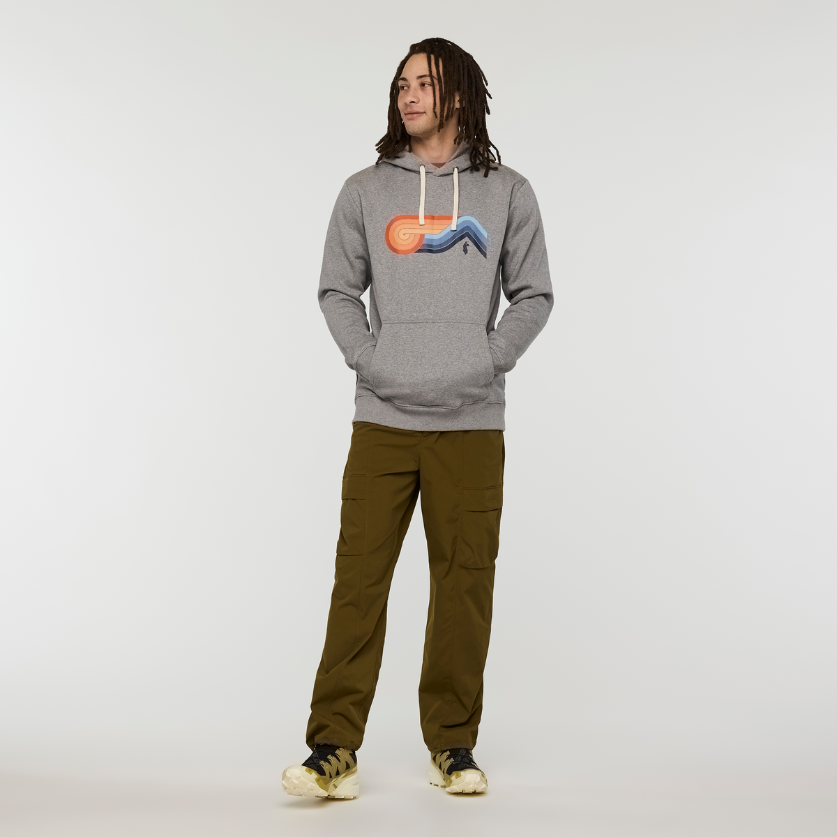 Soft Adventure Layer Melting Sunset Pullover Hoodie - Men s