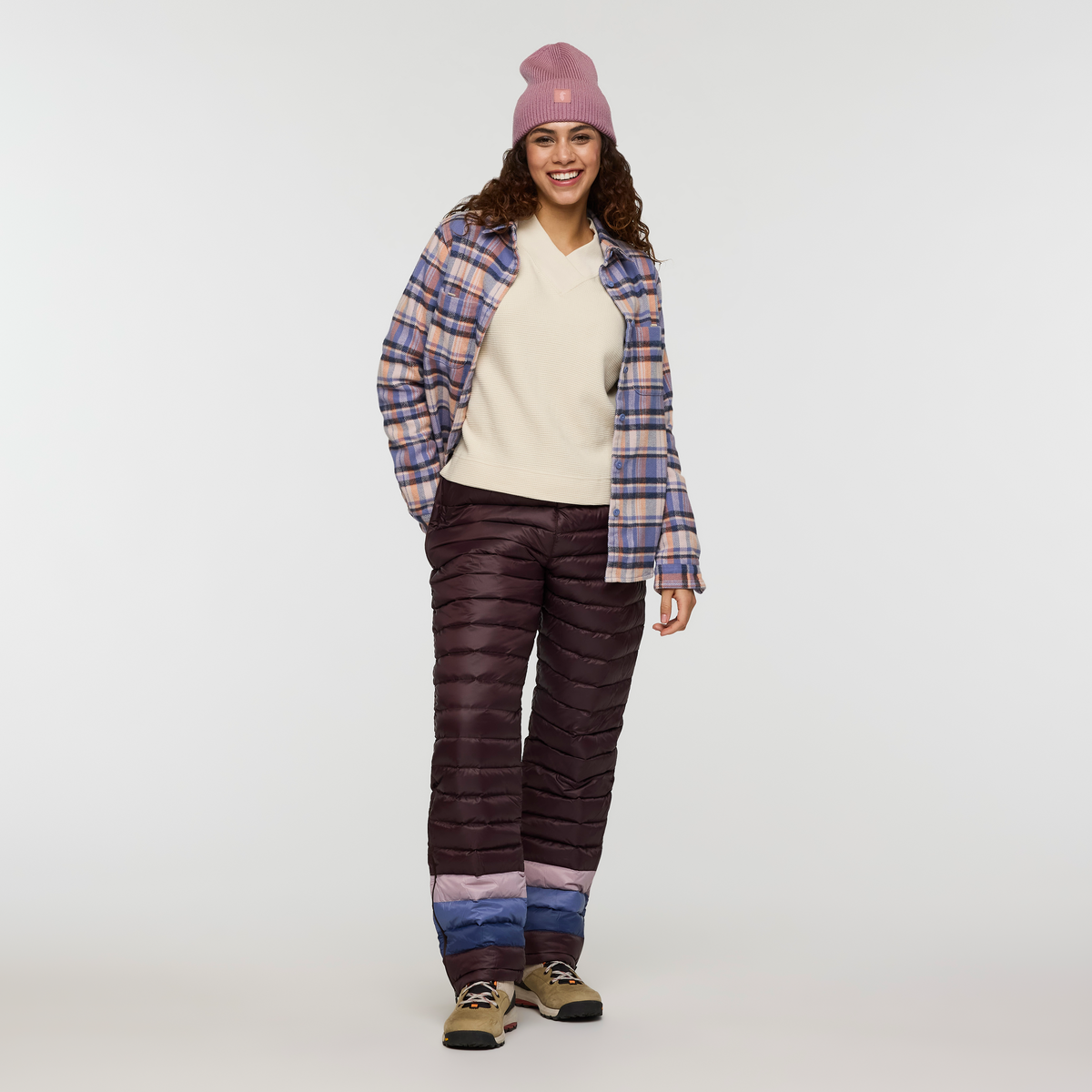 Casual Outdoor Style Atajo Long-Sleeve Waffle V-Neck - Women s