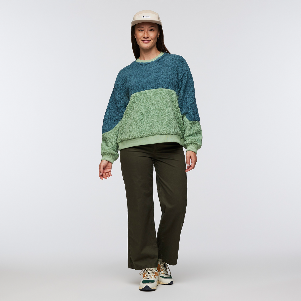 Soft Layering Warmth High Pile Fleece Crew - Women s