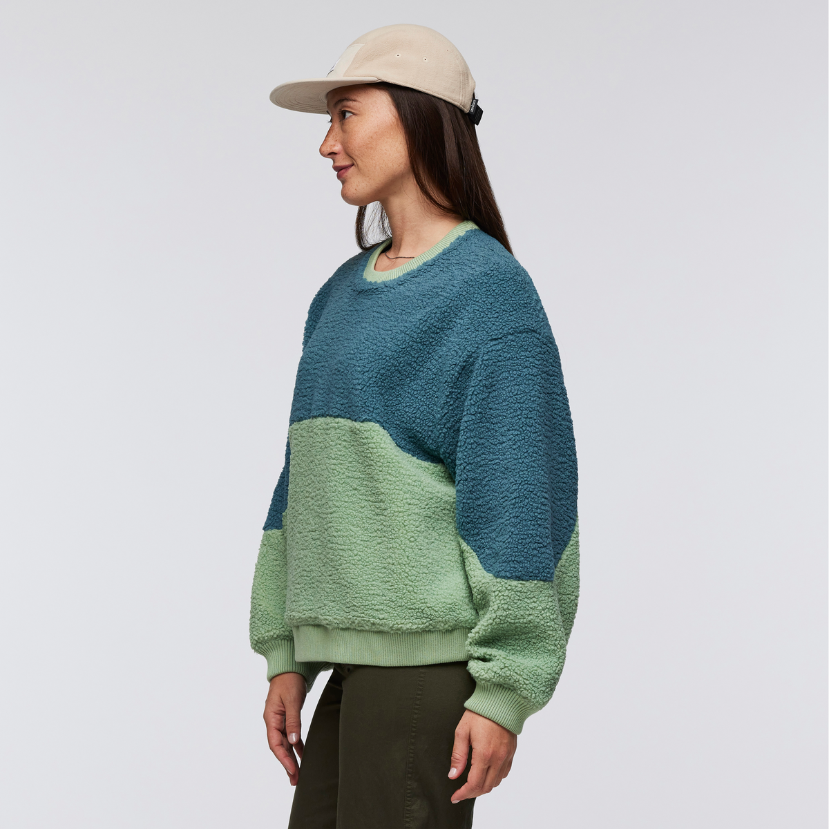 Soft Layering Warmth High Pile Fleece Crew - Women s