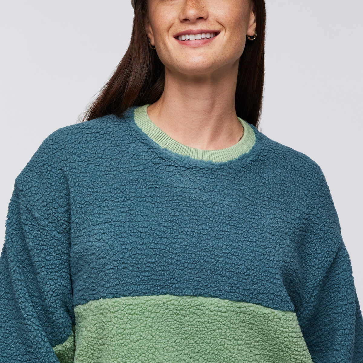 Soft Layering Warmth High Pile Fleece Crew - Women s