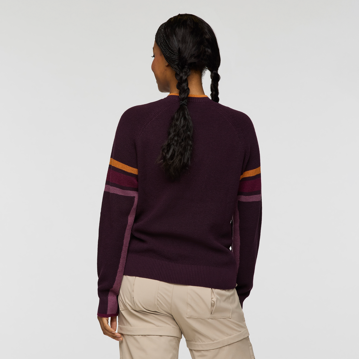 Casual Outdoor Style Libre Waffle Crew Sweater - Women s