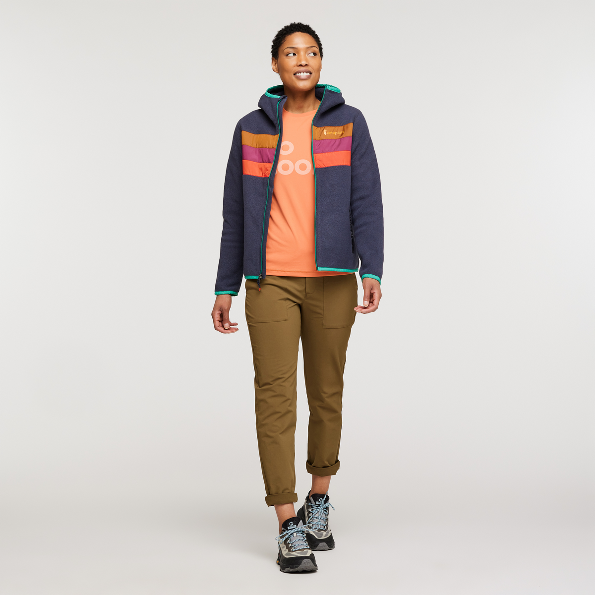 Everyday Fleece Comfort Teca Fleece Hooded Full-Zip Jacket - Women s