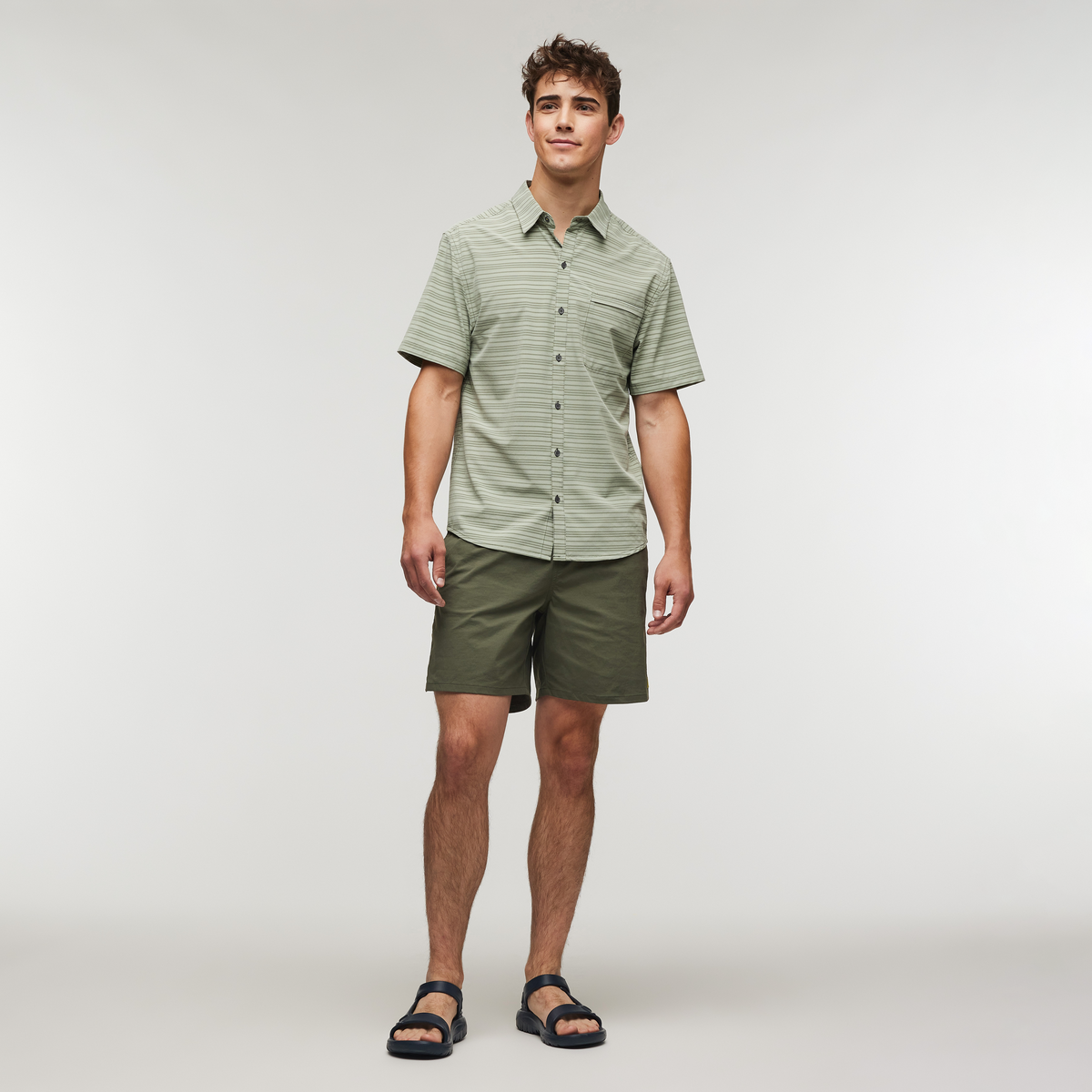 Everyday Fleece Comfort Cambio Button Up - Print - Men s