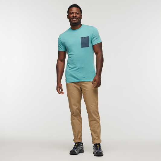 Soft Layering Warmth Paseo Travel Pocket T-Shirt - Men s
