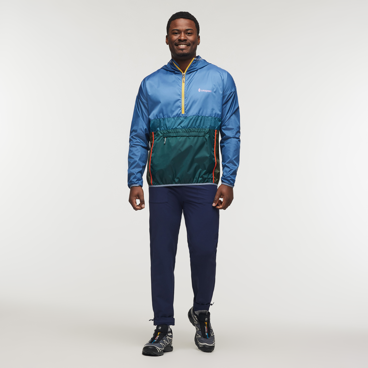 Breezy Day Comfort Teca Half-Zip Windbreaker - Men s