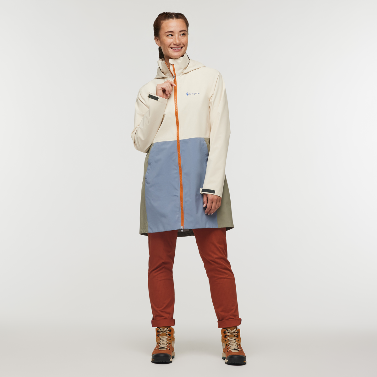 Everyday Fleece Comfort Cielo Rain Trench - Women s