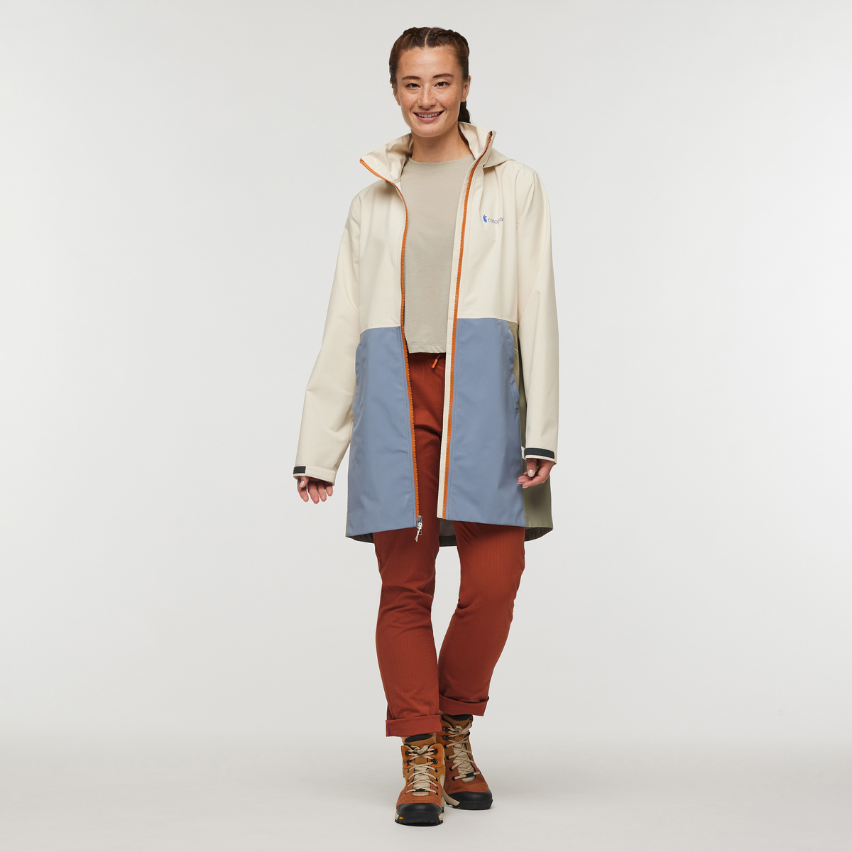 Everyday Fleece Comfort Cielo Rain Trench - Women s