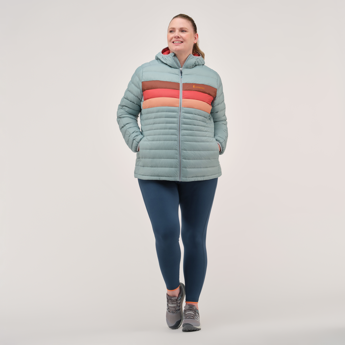 Outdoor Layering Fuego Hooded Down Jacket - Women s