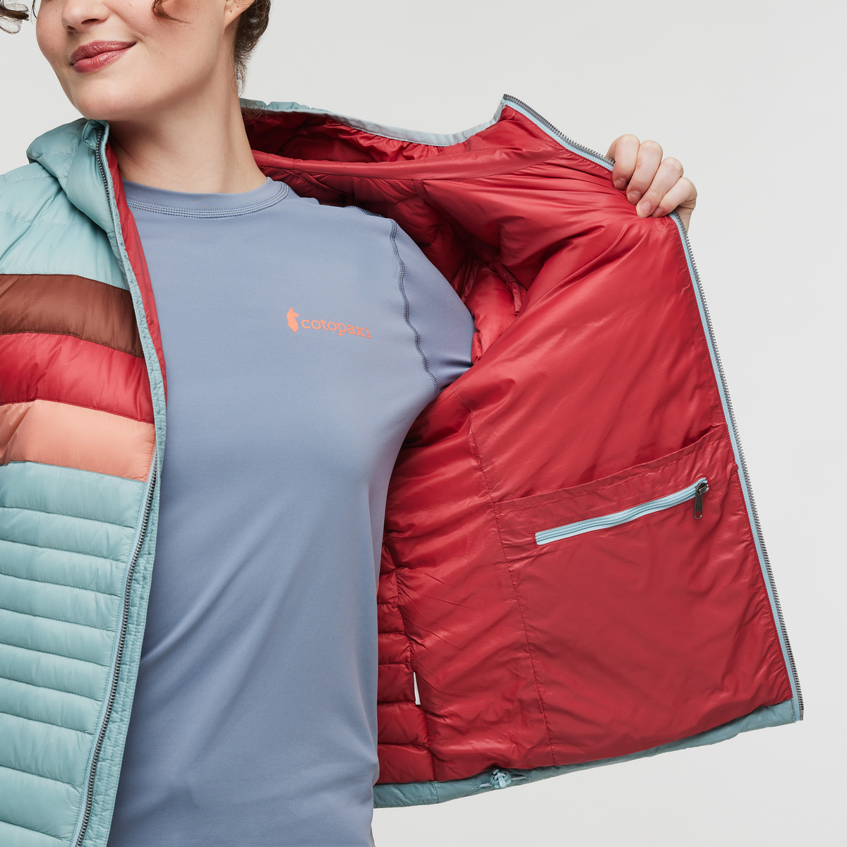 Outdoor Layering Fuego Hooded Down Jacket - Women s