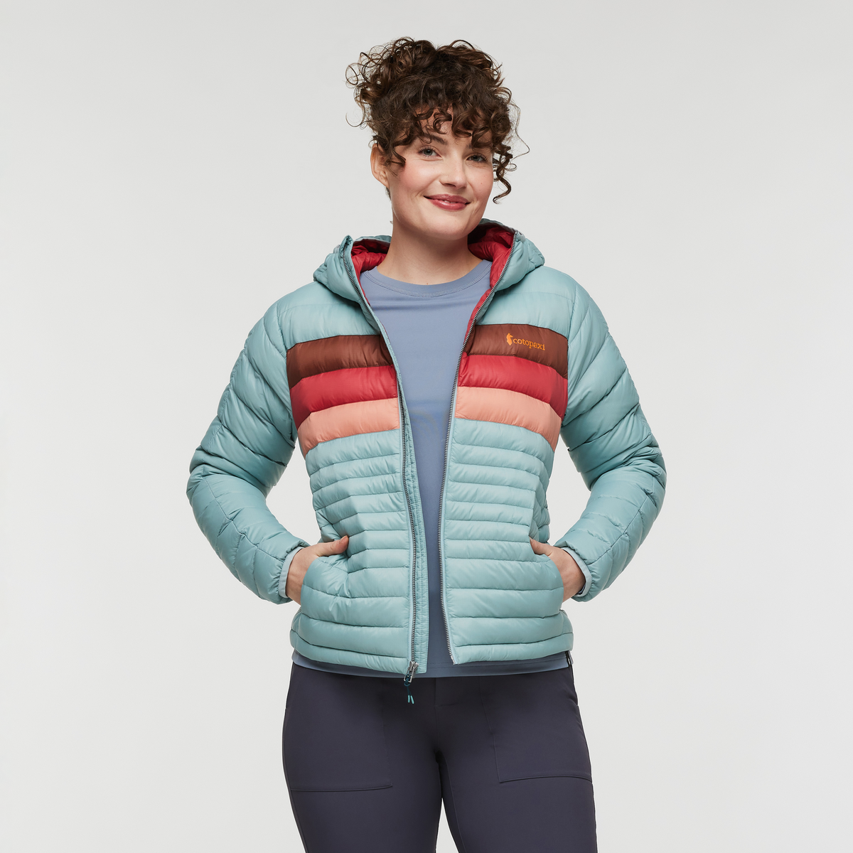 Outdoor Layering Fuego Hooded Down Jacket - Women s